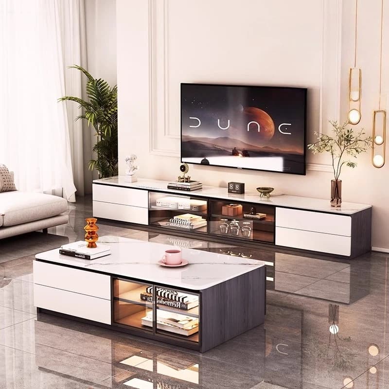 Monitor Fireplace Designer TvStands Archivadores Trendy Furniture home Luxury Wood Entertainment Tv Table Salon Modern Cabinets