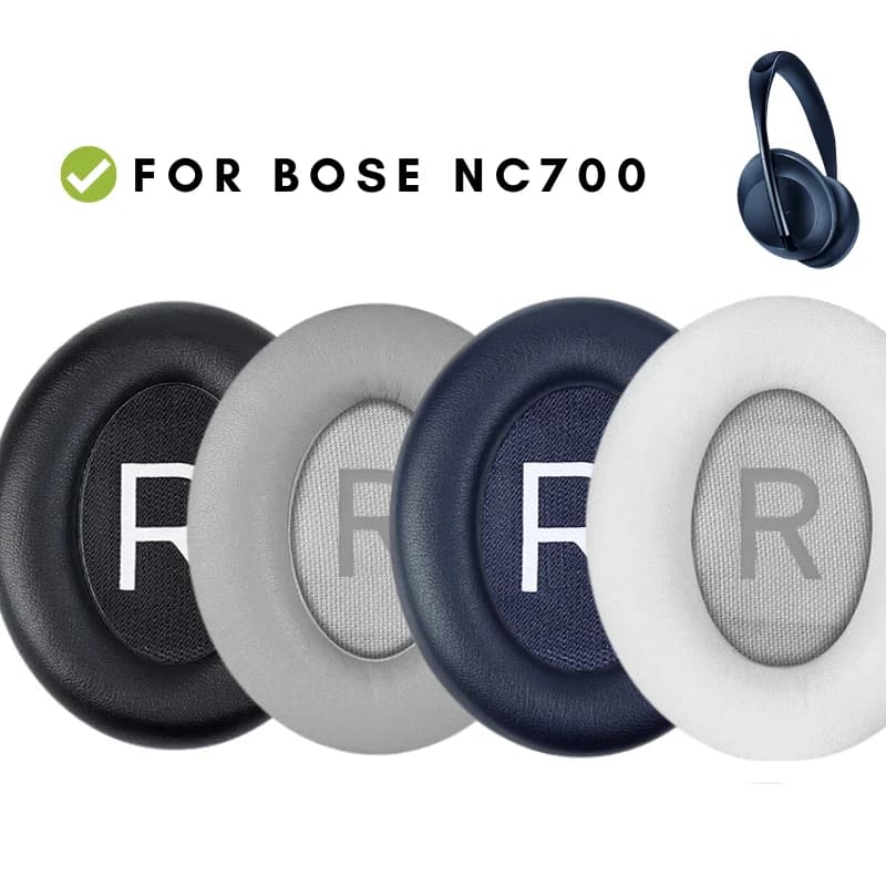 Cuscinetti auricolari di ricambio per cuffie BOSE 700 NC700 Cuscinetti auricolari in memory foam Cuscinetti auricolari di alta qualità in pelle per CASE F19E