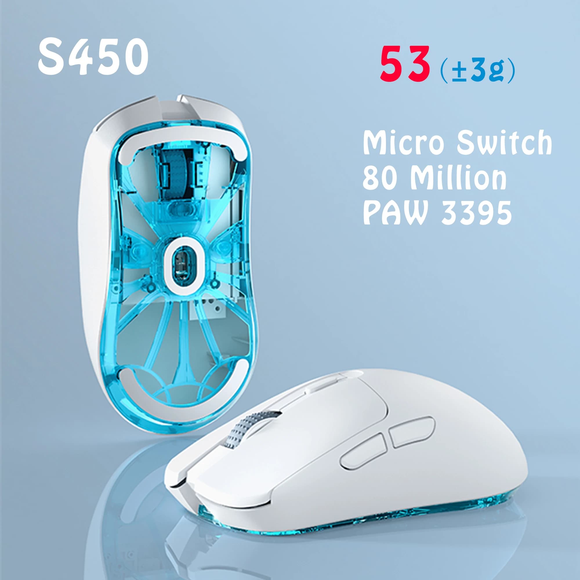 2.4G Wireless USB-C Wired Gaming Mouse DPI Up To 26000 Rechargeable 6 Programmable Buttons For Mac Tablet Macbook Laptop Office