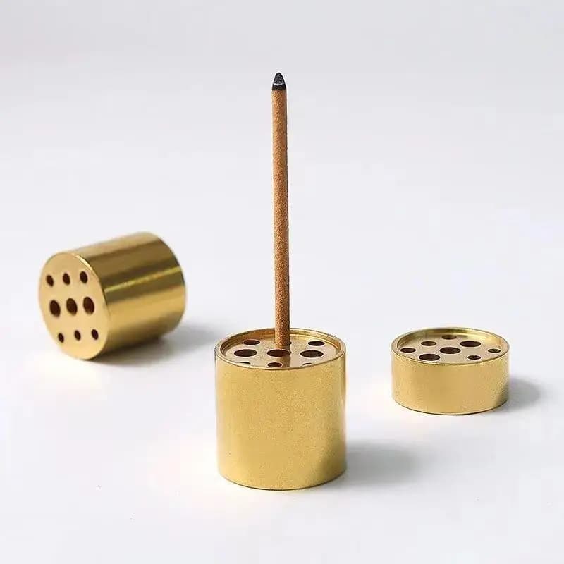 Portaincenso universale a 9 fori, base per bruciaincenso, per preghiera spirituale, meditazione, decorazione per casa e ufficio, 1 pezzo