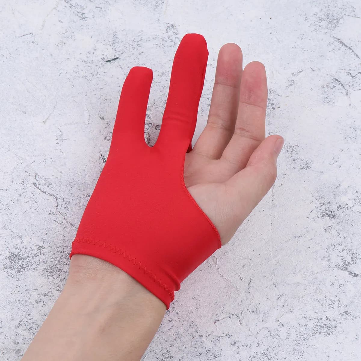 2Pcs Spandex Drawing Gloves for Artists Anti-Fouling Sweat-Resistant Thin Breathable Sketching Gloves for Graphic Tablets