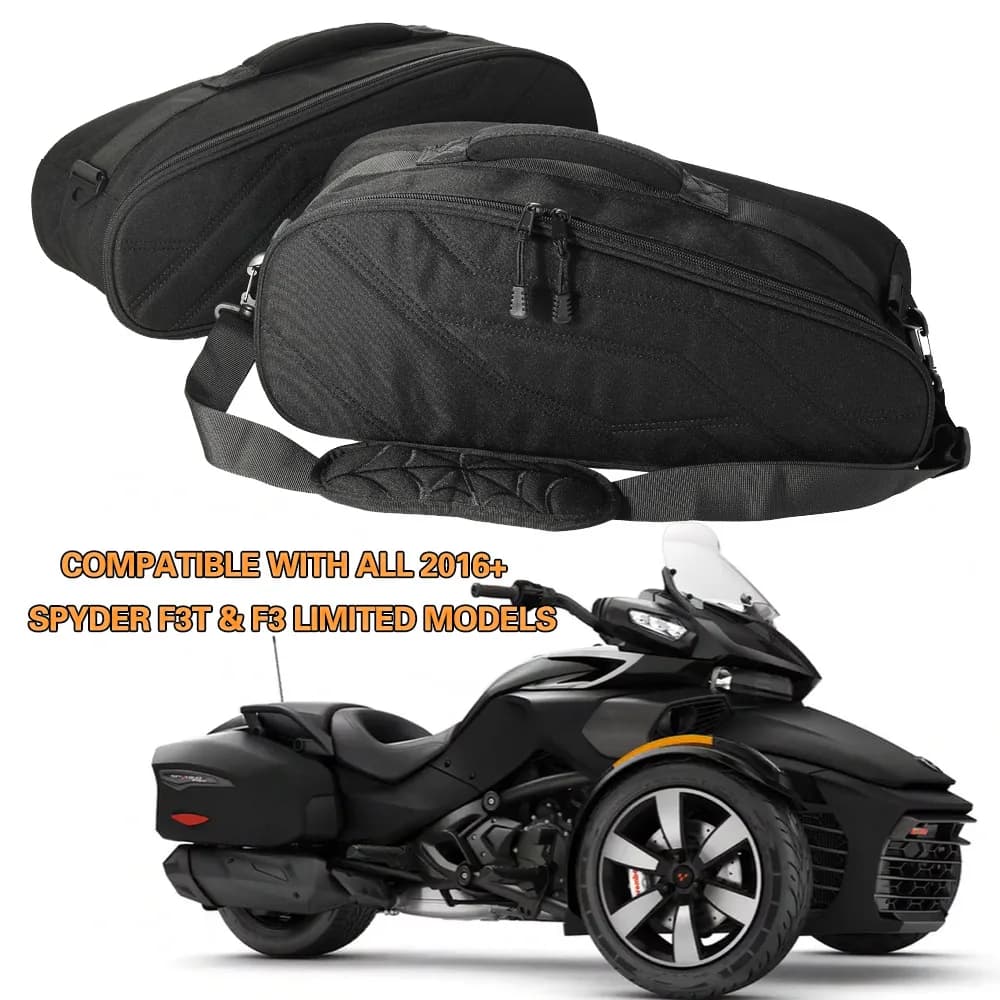 Una coppia di borse da moto resistenti, borse aggiuntive per Can-Am Spyder F3T F3 Limited