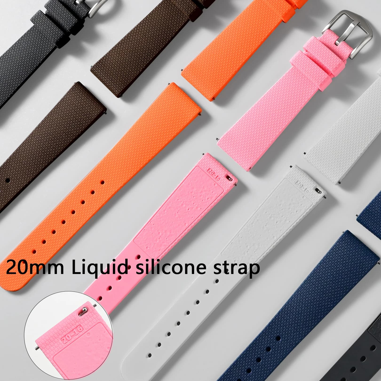 Cinturino in silicone da 20 mm per Swatch X Omega Moonswatch Uomo Donna Morbido impermeabile Sostituisci cinturino Accessori braccialetto