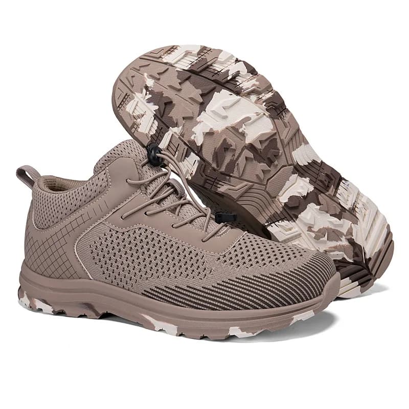 Scarpe da Trekking Antiscivolo Mimetica da Uomo Primavera, Scarpe da Camminata Traspiranti Perforate, Sneaker Sportive Leggere per Esterni e Viaggi