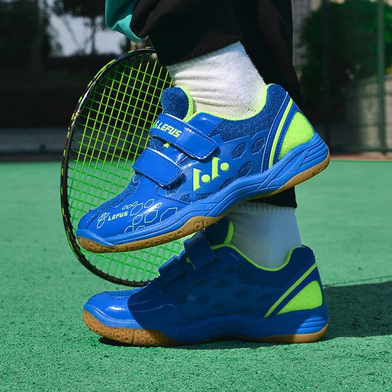 Scarpe da badminton LEFUS per bambini e ragazzi, taglie 31-37, scarpe da badminton leggere per bambini, scarpe da pallavolo leggere