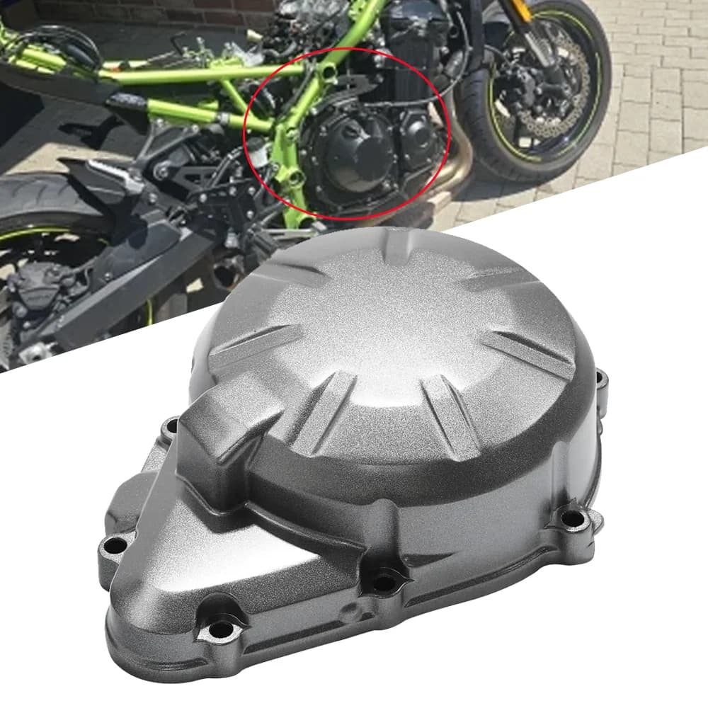 Coperchio Generatore Motore Sinistro con Guarnizione per Kawasaki Z900 2017 2018 2019 2020 2021 2022 2023