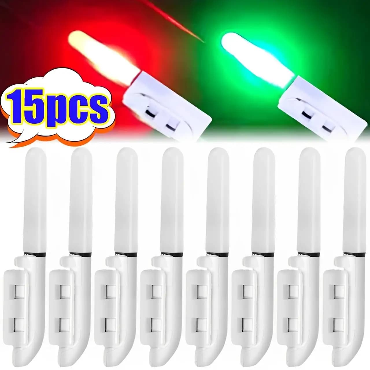 Lampada a palo elettronico Asta portatile Bastone luminoso Indicatore di allarme morso di luce Allarme morso di pesca notturna in plastica per la pesca in mare