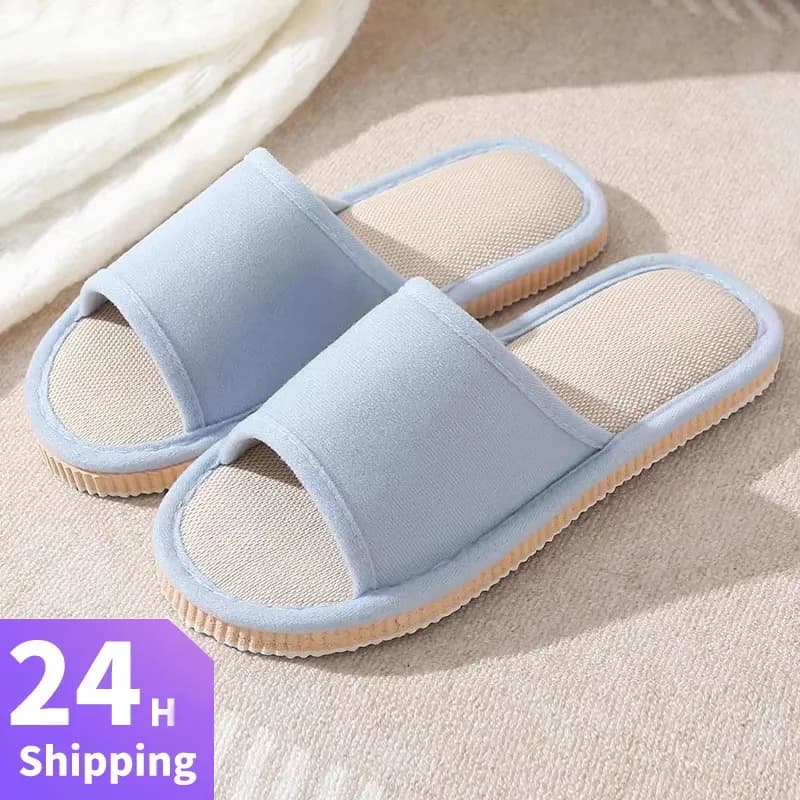 Pantofole da donna antiscivolo per la casa Scarpe da pavimento per interni femminili Pantofole mute da donna estive Scarpe basse Scivoli per tutte le stagioni 26 cm