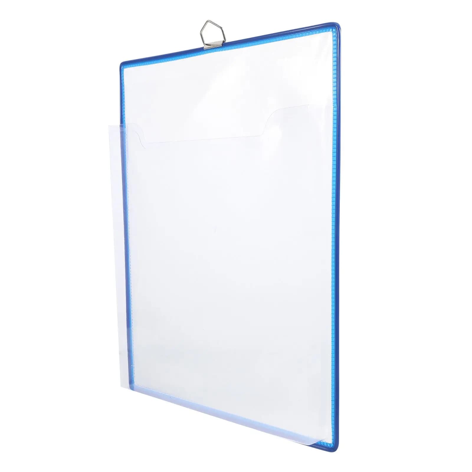 Borsa portaoggetti per file da parete sospesa Scatola per file A4 Contenitore trasparente Cartella in plastica spessa Documento ganizer File Giacche File