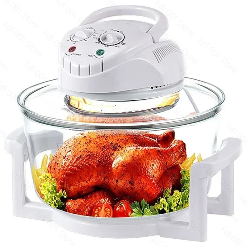 12L Roasted Chicken Barbecue Fryer Household Air Fryer Without Oil Convection Oven Electric Air Fryer Smokeless