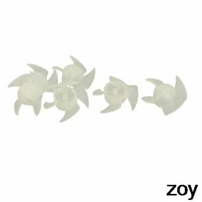 Accessori per asciugacapelli con pale per ventola motore in plastica da 60 mm x 22 mm 6 pezzi