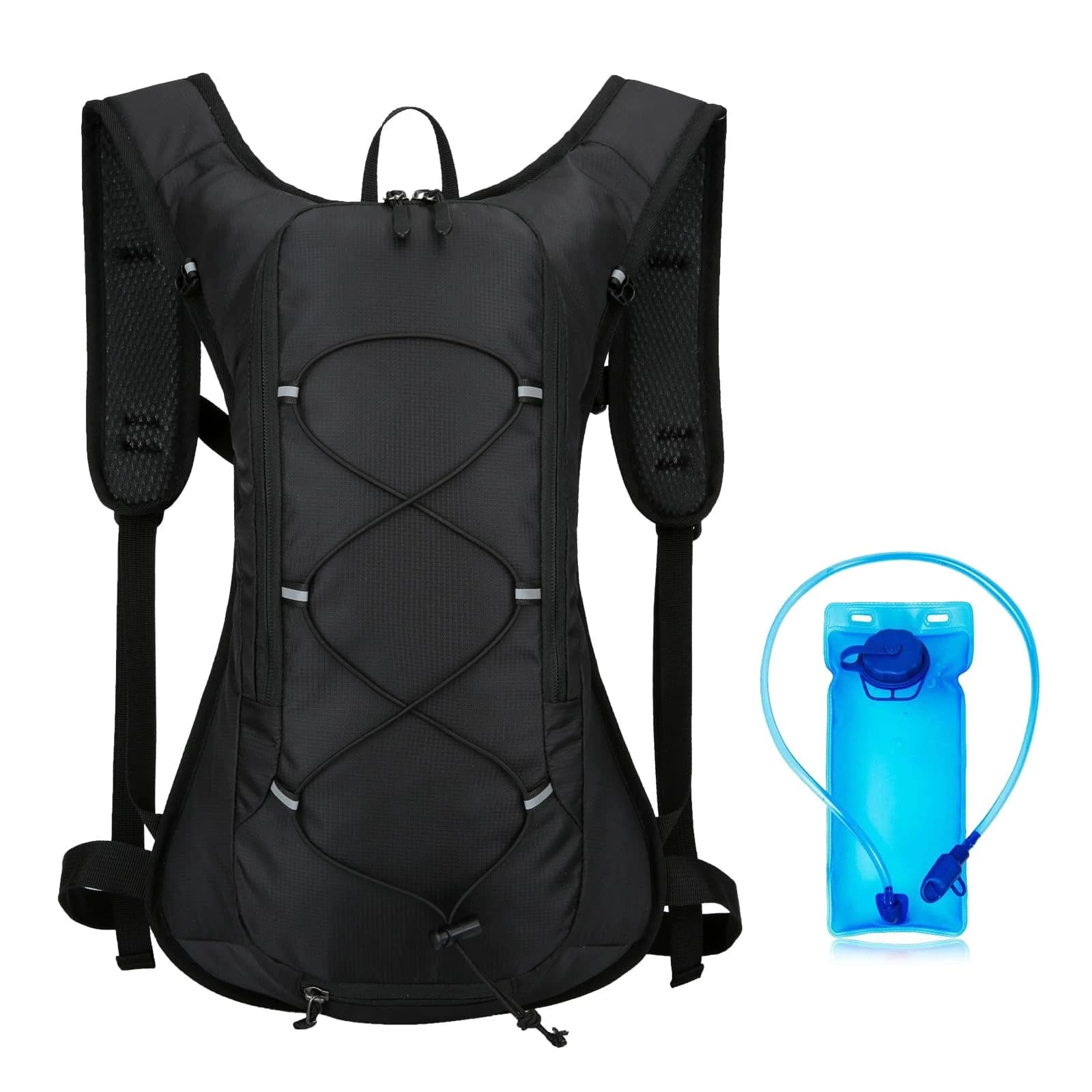 New 2L Outdoor Sport Bike Cycling Running Hiking Hydration Bag Storage Helmet Pack Waterproof UltraLight Bladder Backpack