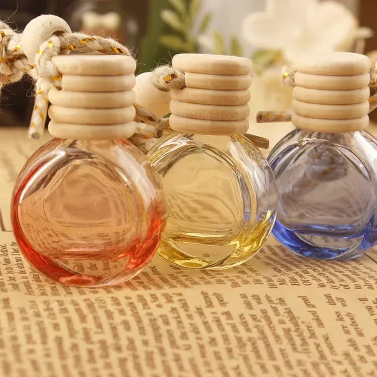 10ml Reusable Perfume Bottle Essential Oil Bottle Cosmetic Glass Test Container For Deodorant Samples For Self Bottle Hanging