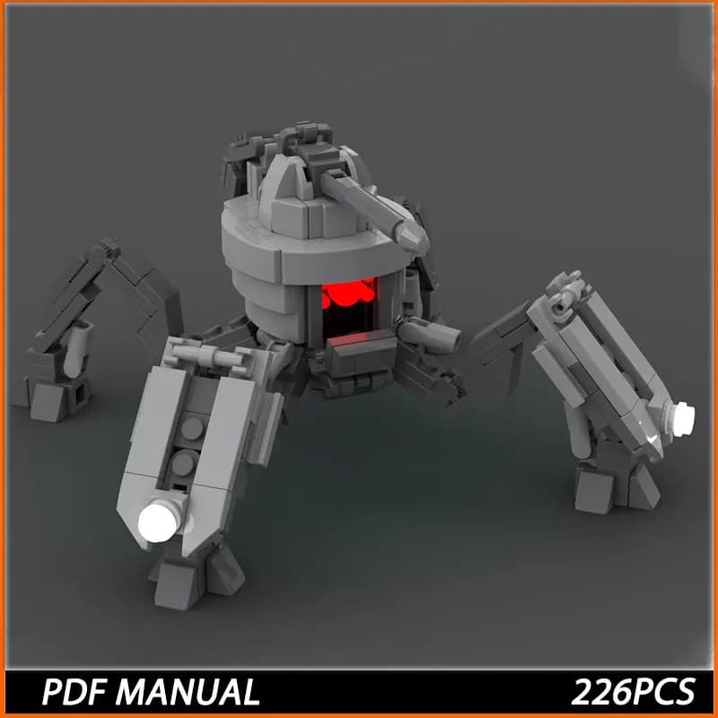 Blocchi da Costruzione MOC Guerra Spaziale Mecha Ragno Grigio, Regalo di Compleanno, Idea Creativa Fai-da-Te, Giocattoli Educativi 455 Pezzi