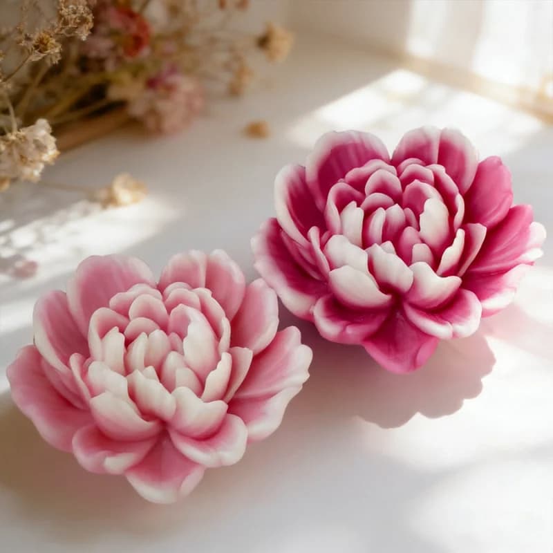 Nuovo Stampo in Silicone 2026 a Forma di Cuore e Fiori per Candele Artigianali, Gesso, Ornamenti e Sapone - Forniture per la Creazione di Candele