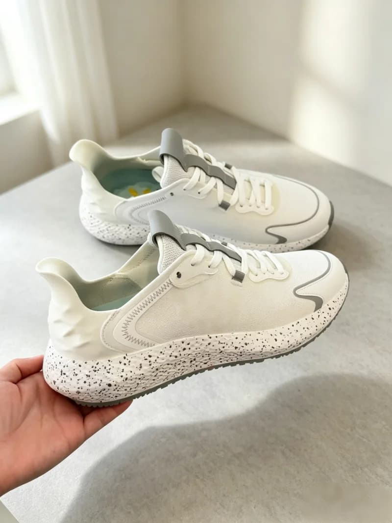 Versatile Men Golf Shoes Lightweight Breathable Mesh Anti‑Slip Sole Moisture‑Absorbing Comfort Outdoor Sports Golf Sneakers
