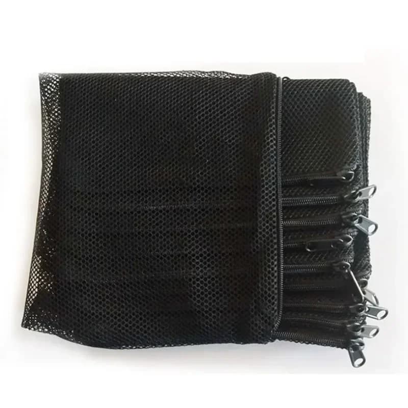 10 pz Filtro Net Bag Maglia Sacchetto Acquario Stagno Per Bio Sfera Carbonio Media Ammoniaca Acquario Serbatoio di Pesce Sacchetto di Isolamento Bianco Nero