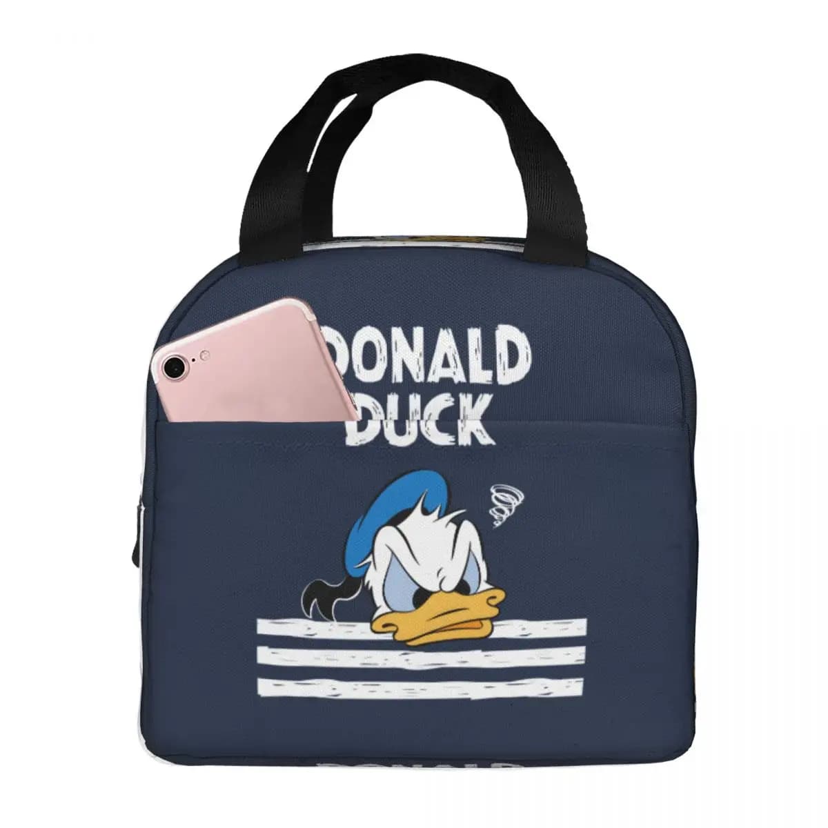 Borsa Termica Personalizzata Donald Duck per Campeggio e Viaggi, Portatile, per Uomo