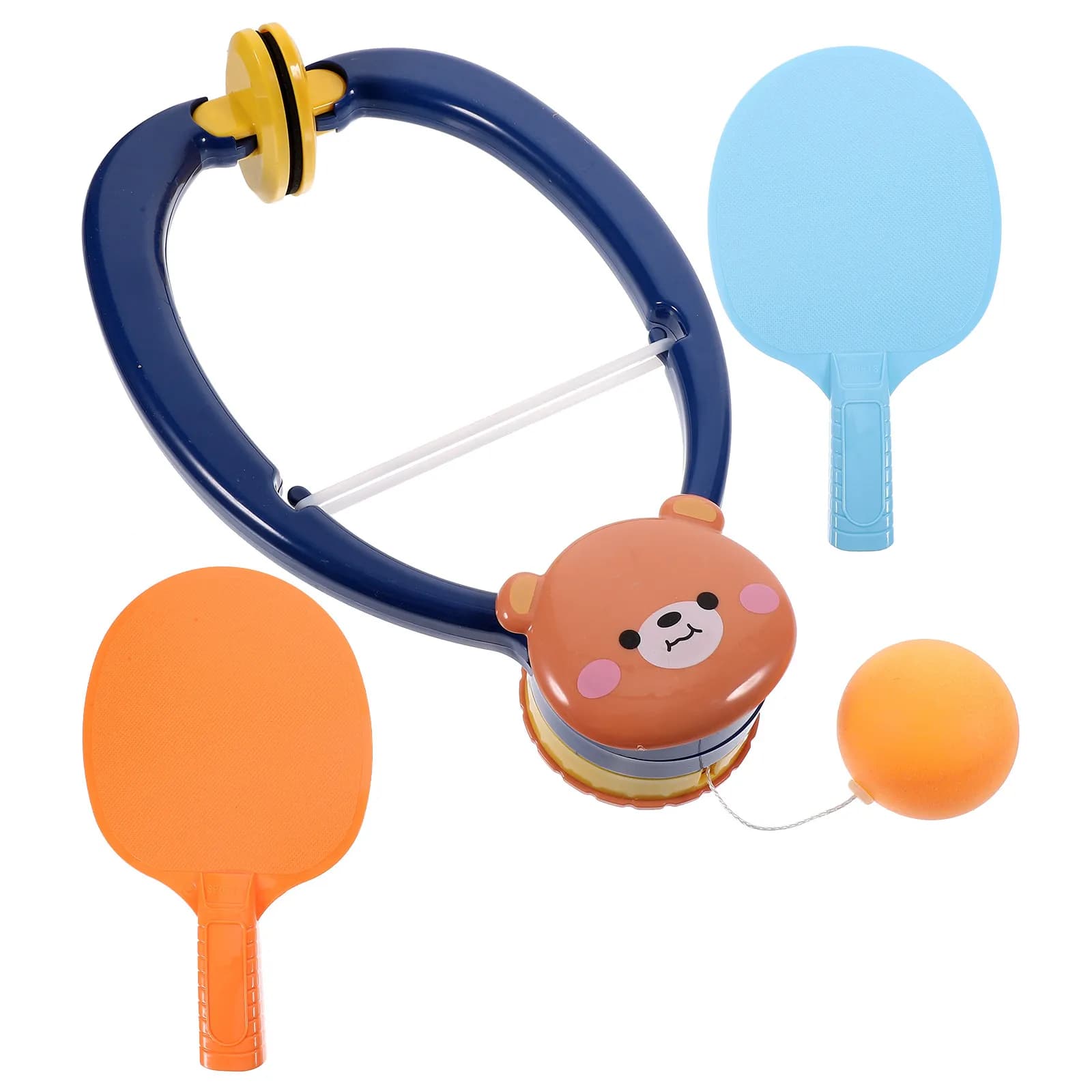 Set di Attrezzi per Allenamento Tennis da Tavolo, Dispositivo Regolabile da Appendere per Pratica Indoor e Outdoor, Esercizio Interattivo per Bambini e Adulti