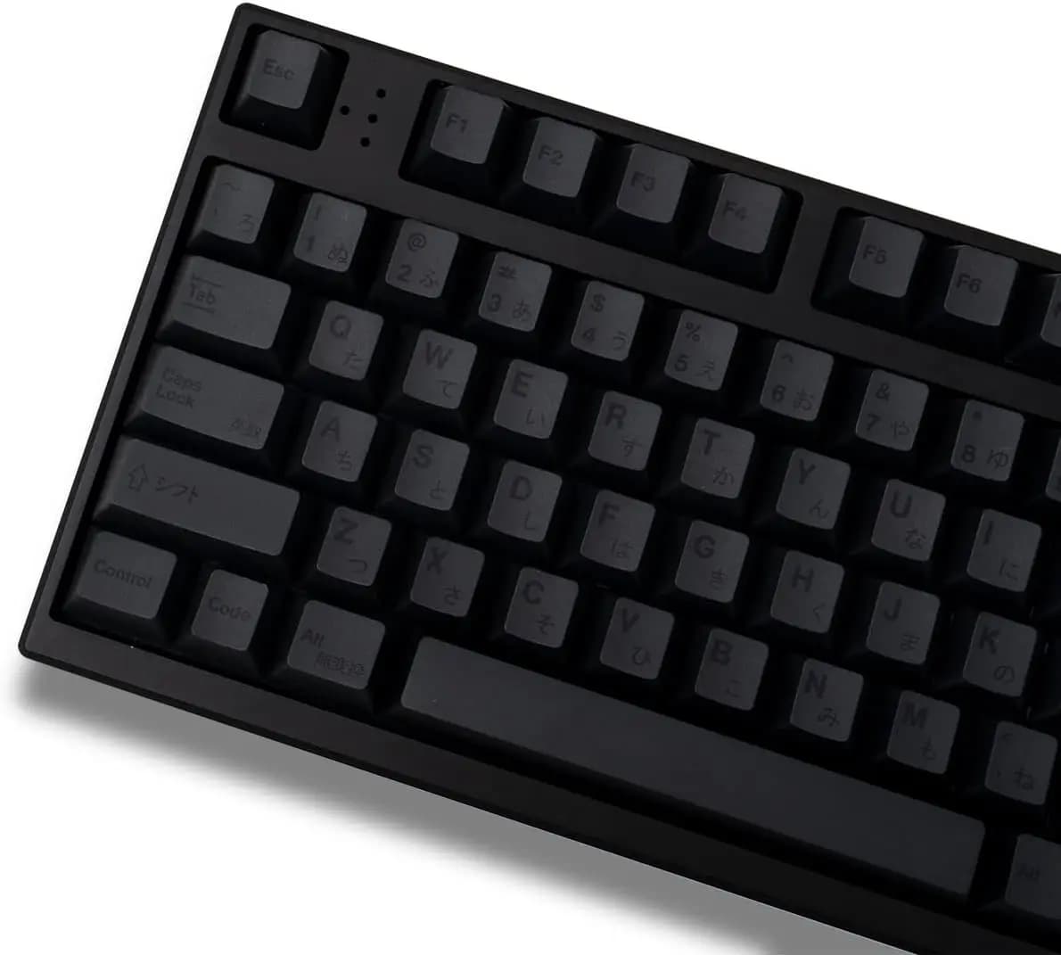 Originale inciso con nero inglese giapponese tastiera meccanica a 144 tasti tappo chiave PBT sublimazione a caldo ciliegia altezza originale