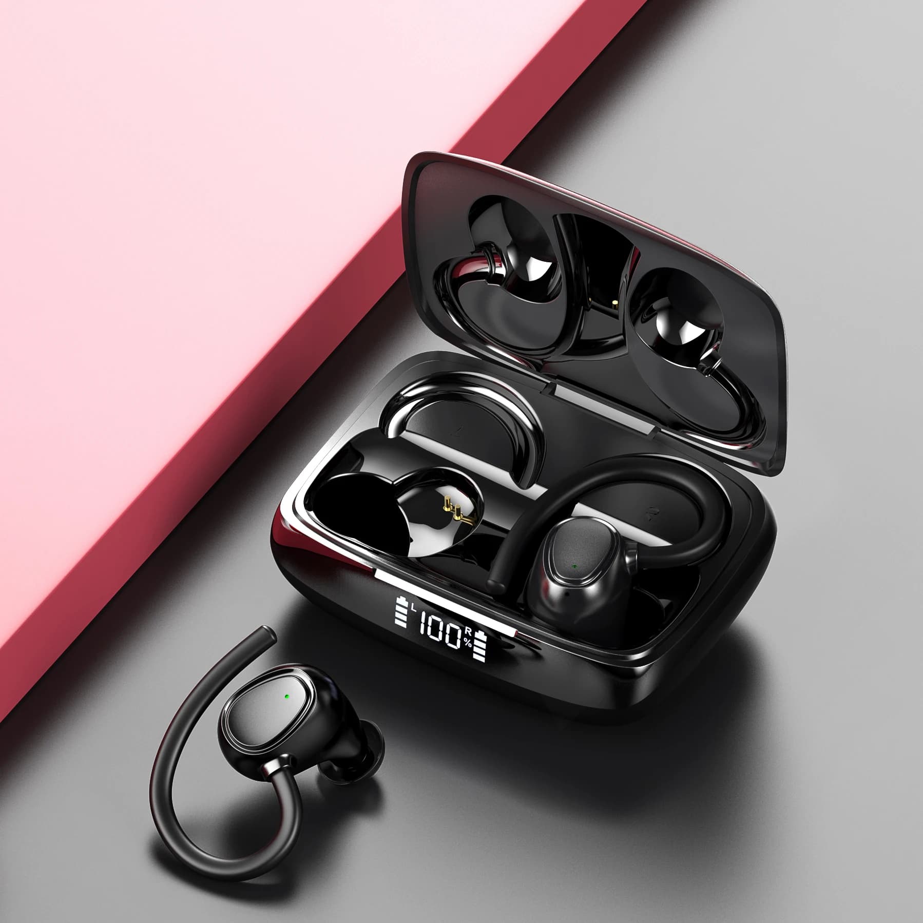 New Wireless i21 ENC 2026 headphones, Sports Bluetooth headphones with Environmental Noise Cancellation