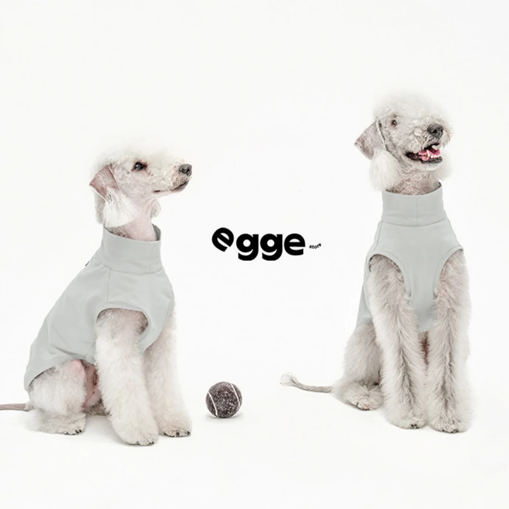 EGGE Green Grey Purple Sleeveless Cool Vest for Bedlington Lightweight Mock Neck Cute Homelike Pajamas for Italian Greyhound Dog