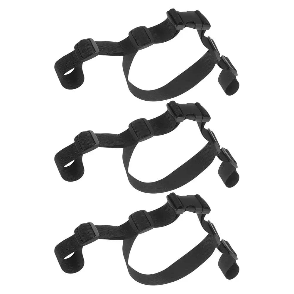 Set di 3 Cinghie Regolabili per Seggiolone, Cintura di Sicurezza Sostitutiva per Passeggino e Seggiolone, Imbracature di Sicurezza per Bambini
