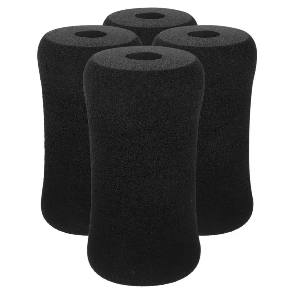 4 Pezzi Cuscinetti in Schiuma per Piedi, Coperture Tubolari in Schiuma Morbida Stabile per Macchina per Estensione Gambe, Accessori per Allenamento in Palestra, Manicotto per Allenamento Addominali