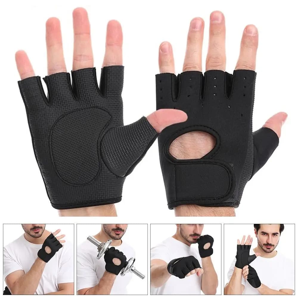 Training Hollow Back Weightlifting Workout Fitness Gym Mittens Weightlifting Gloves Dumbbells Gloves Fitness Gloves