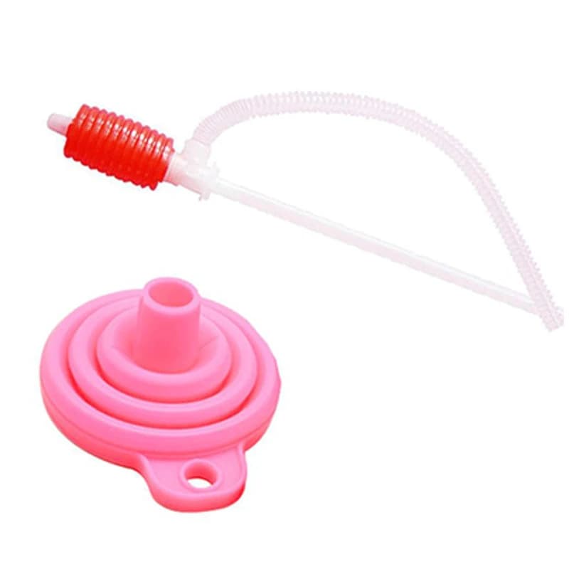1-3 set di imboccature pieghevoli in silicone, imboccature portatili pieghevoli per carburante, birra, olio, accessori da cucina, utensili