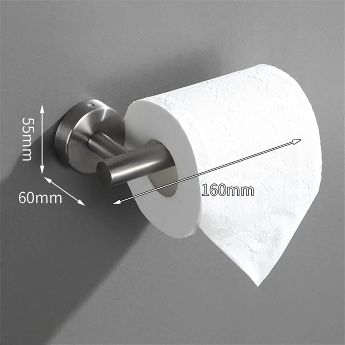 TODAY@BUY@~ Stainless Steel Toilet Paper Holder, Stainless Steel Wall Mount
