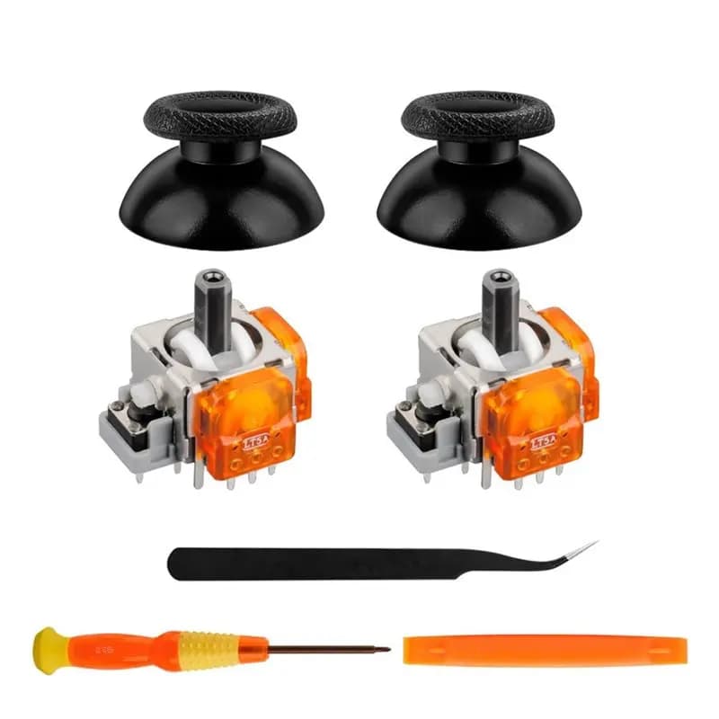 Kit di joystick elettromagnetici B27B 7In1 TMR per controller PS5, stick con resistenza magnetica anti-drift, accessori per thumbstick.