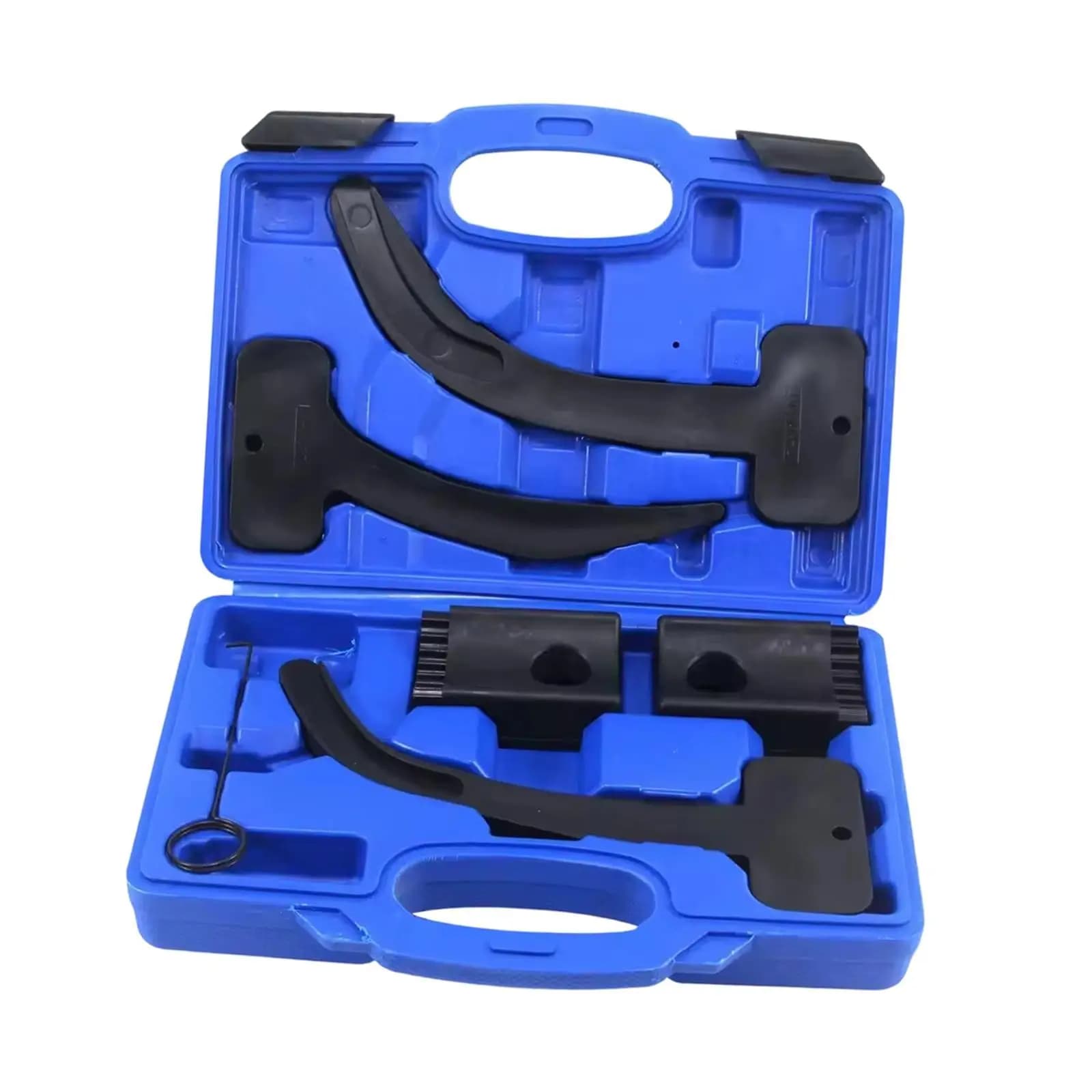 Set di strumenti per bloccaggio fasatura motore automobilistico Kit di strumenti professionali per fissaggio albero a camme per auto con spazio di archiviazione per uso in officine
