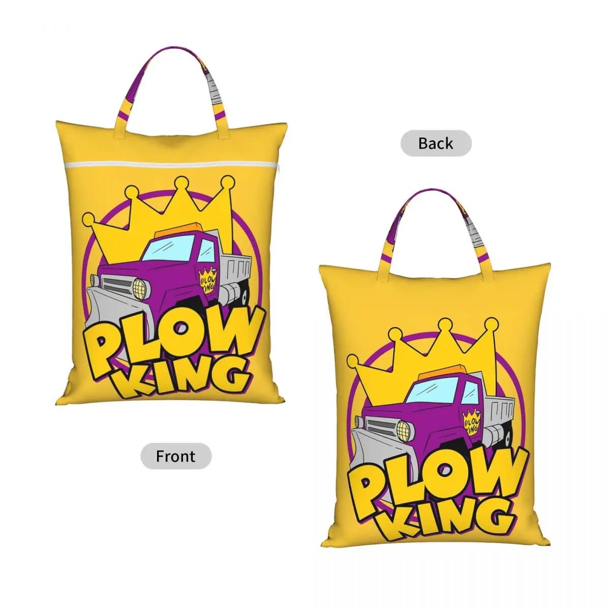 Plow King The Healthy Competition Travel Laundry Bag Waterproof Reusable Dirty Clothes Pouch Gym Yoga Camping Washing Basket