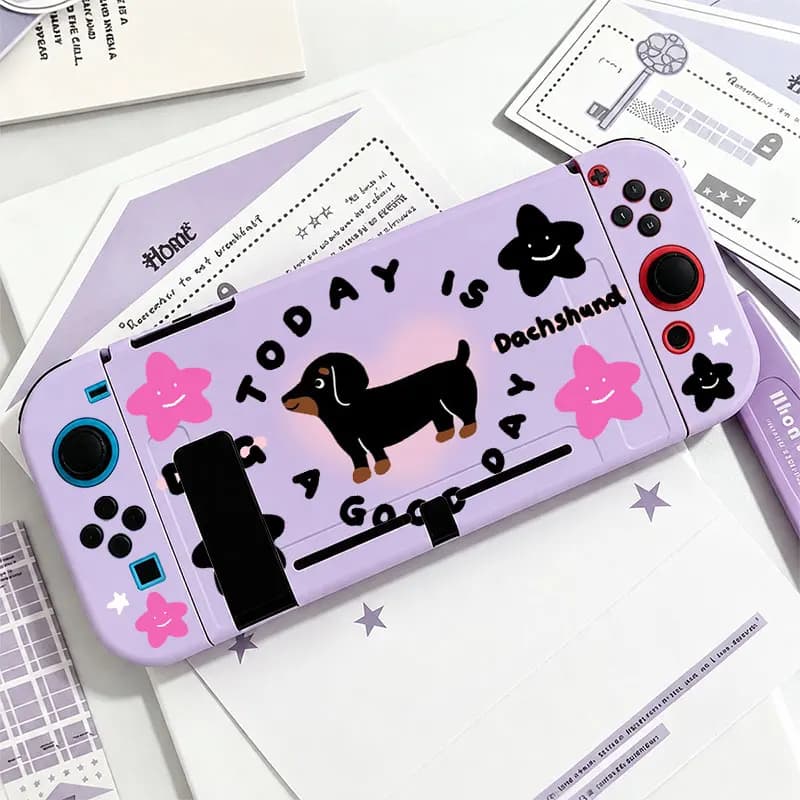 Anti-Falling Soft Shell Cover for Nintendo Switch NS Game Console TPU Split Protective Case Anti-Scratch Shell Protector