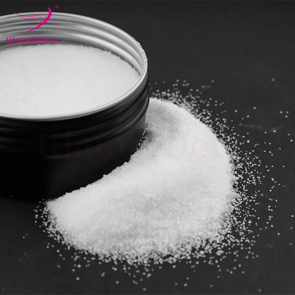 GlamorWhere Italian keratin melting powder – Professional protein glue for gluing and repairing hair extensions