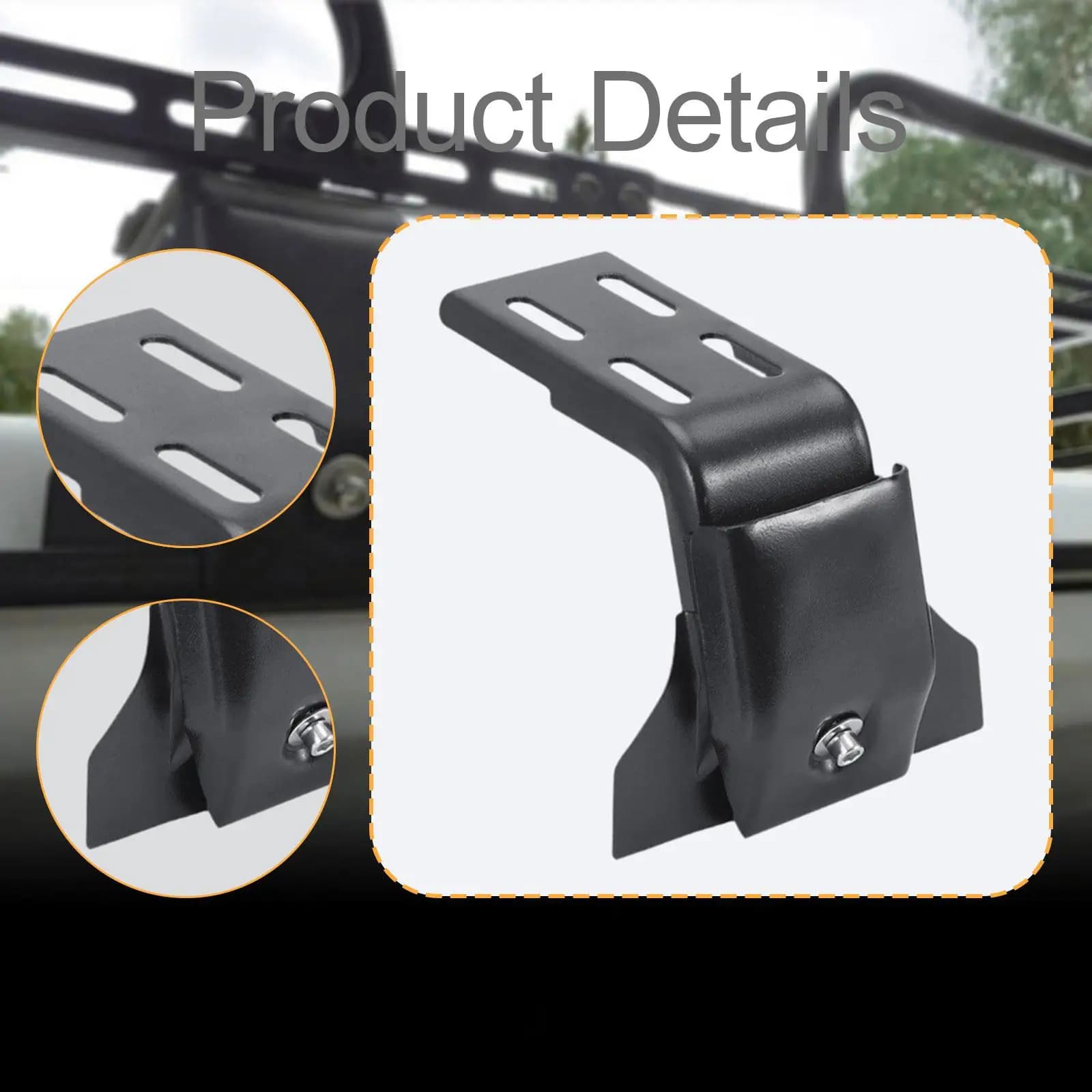 Portapacchi da tetto per veicoli regolabile, nero, professionale, facile da installare, accessorio multifunzionale, universale, resistente