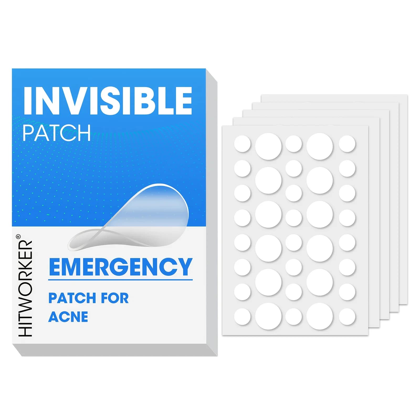 180/360PCS Invisible adhesive for acne veneer Reduces acne Cleaning of pores Oil removal Repair and smooth skin Face products Var