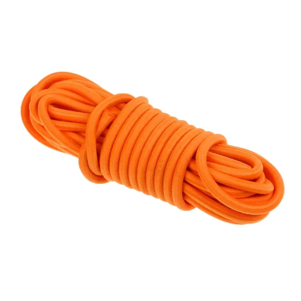 Latex Elastic Bungee Rope Wear Resistant Shock Cord Protected High Strong Tie Down String for Marine Boat Kayak Ground Sheet