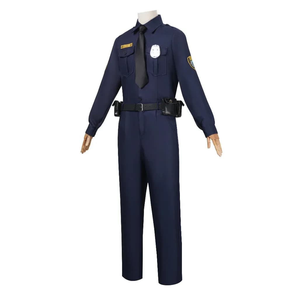 Film Nick Wilde Costume Cosplay Zootopia Nick Polizia Cosplay Uniforme Natale Halloween Carnevale Gioco di ruolo Travestimento Indossare