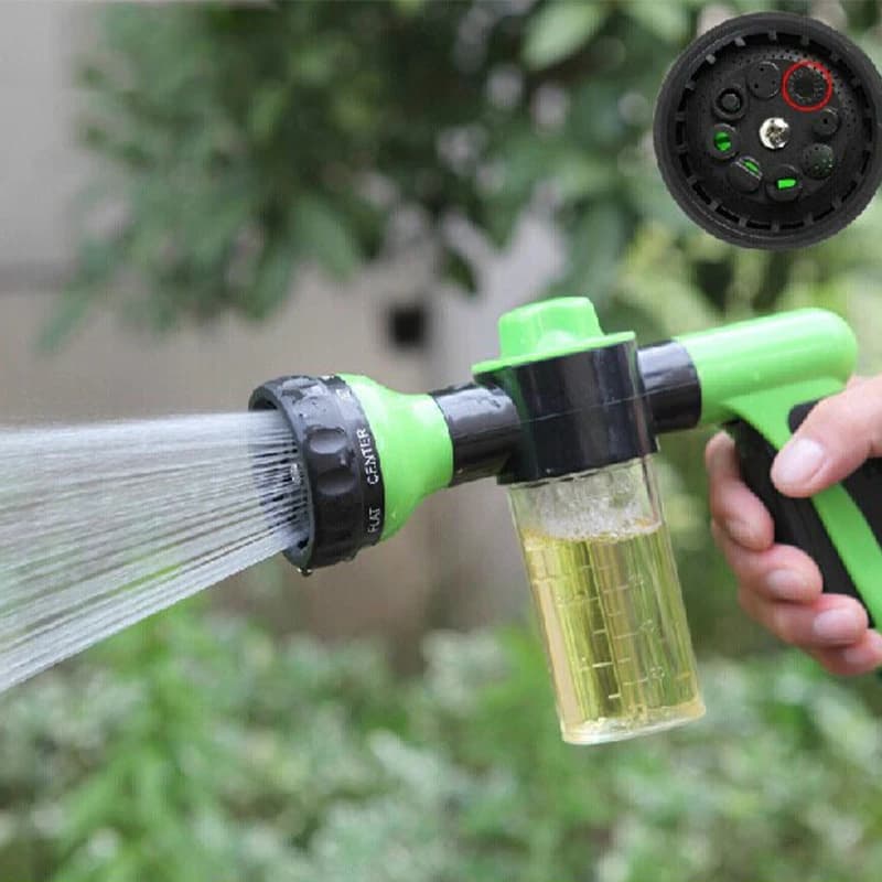 Portable Auto Foam Lance Water Gun Showering Pet Dispenser Bottle Snow Foam Gun High Pressure Garden Hose Spray Cleaning Tool