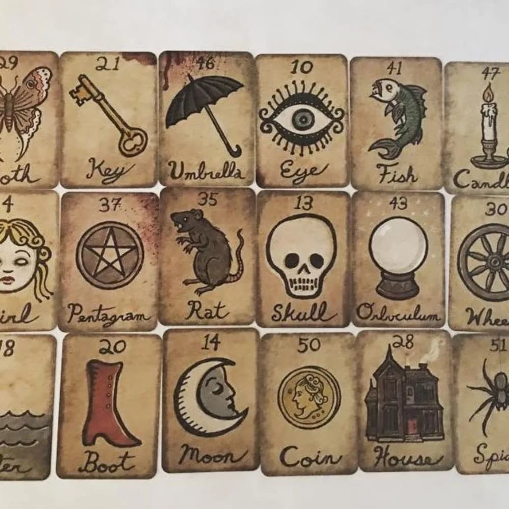 6.3*8.9 cm Mildred's Secret Pocket Oracle Deck 88 pezzi di carte Oracle DELUXE EDITION