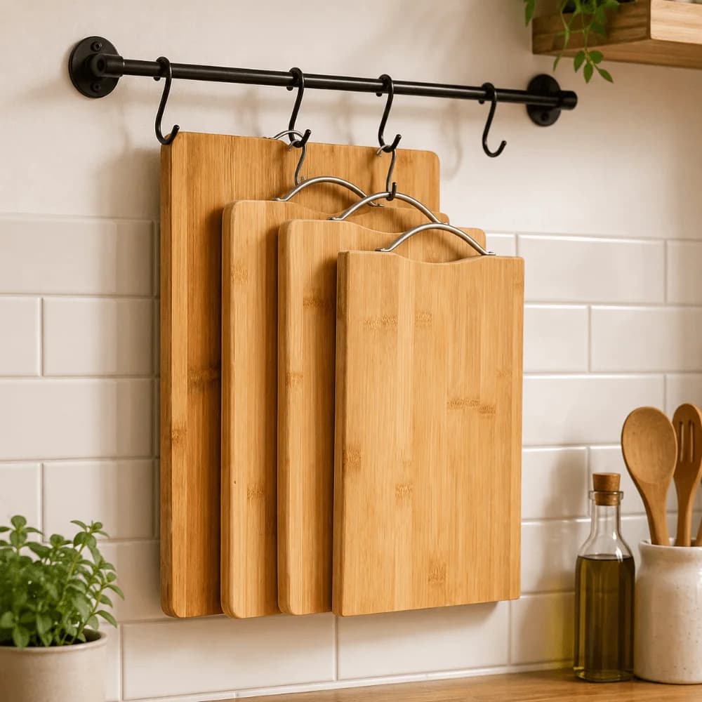 Kitchen Wooden Chopping Board Solid Wood Cutting Board Double-sided Rectangular Chopping Block Durable Thickened
