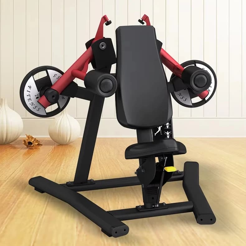 Weight Plate Loaded Machine Bodybuilding Fitness Equipment Side Arm Lifting Trainer Gym Device For Lateral Raise