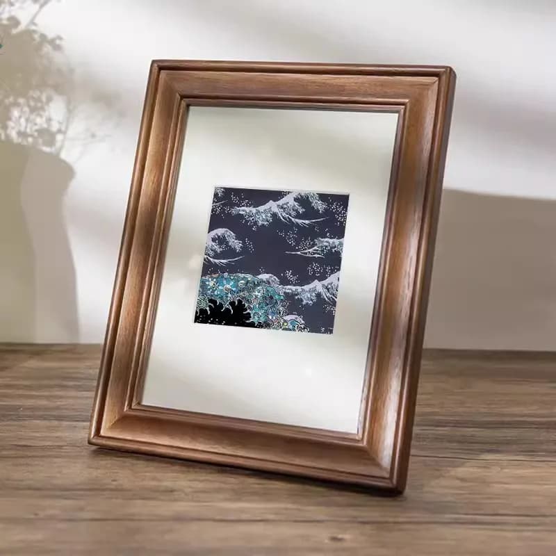 Solid wood frame in European style, custom frame, table photo frame