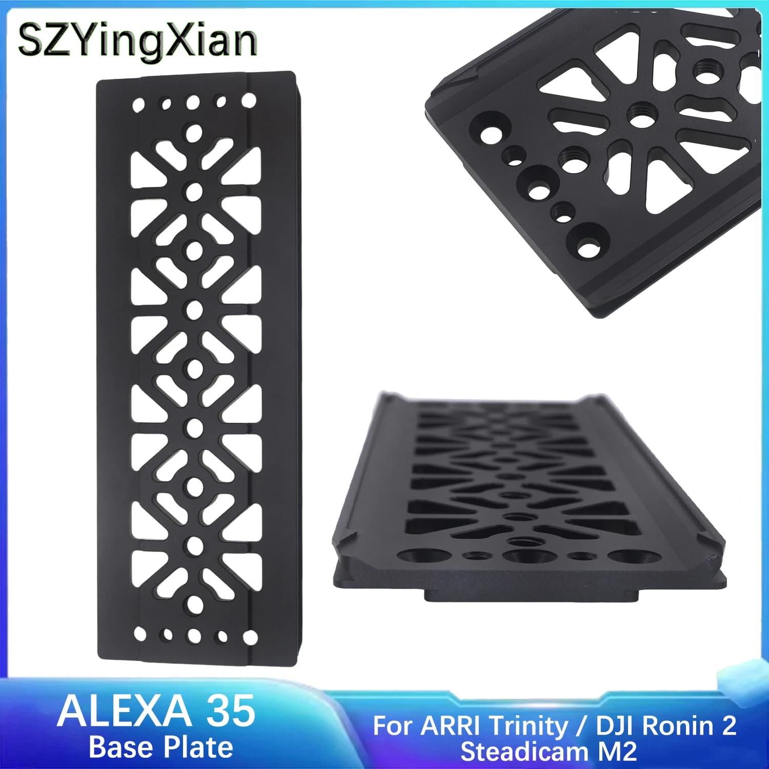 ARRI ALEXA 35 Base Plate Bottom Light Weight Safety Dovetail Plate for ARRI Trinity/ DJI Ronin 2/ Steadicam M2