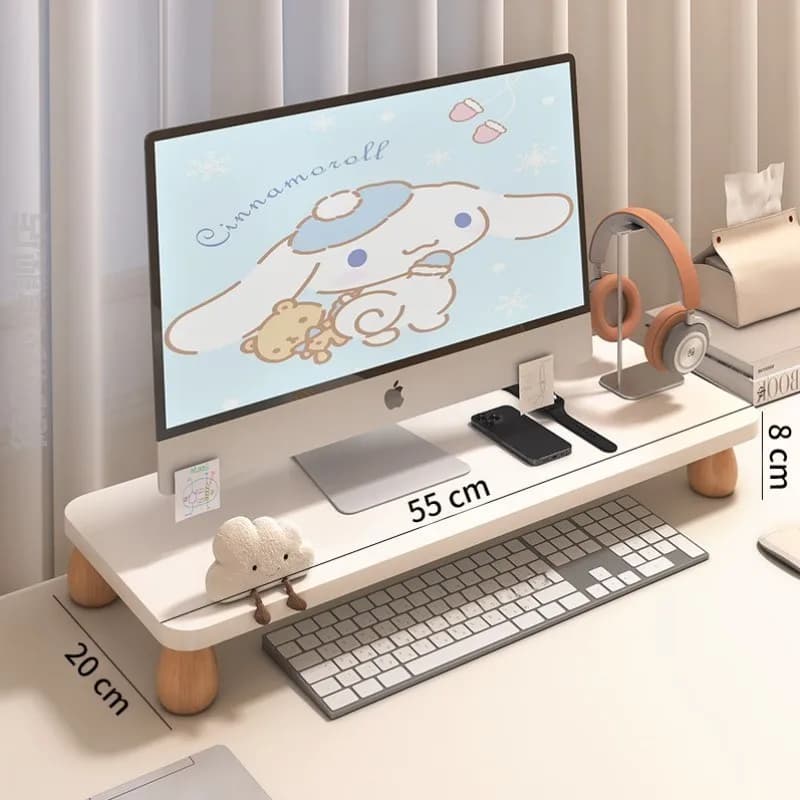Support for Desk Monitor H-shaped, Desk Organizer, Home and Office Furniture