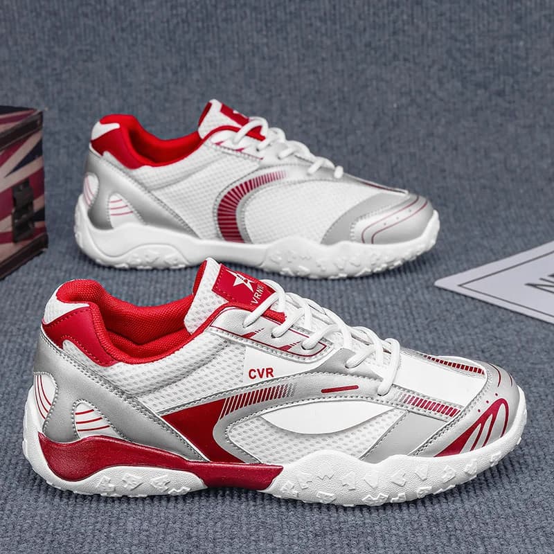 Men Outdoor Casual Sneakers Minimalist Streamline Design Soft Sole Breathable Anti Slip Wear Resistant Running Training Footwear
