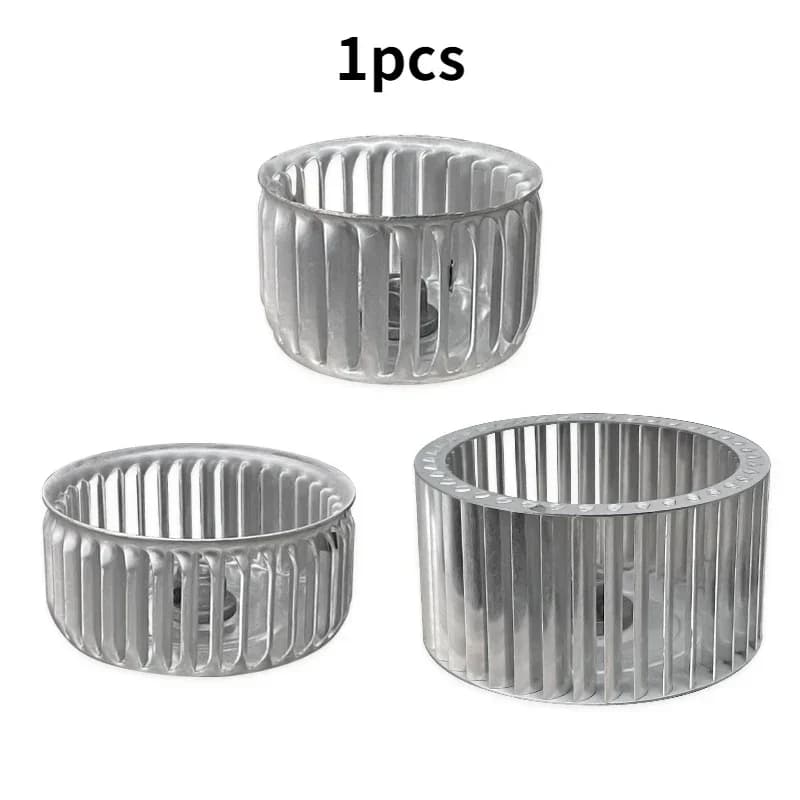 Ruota del ventilatore per scaldabagno da bagno girante in alluminio asciugatrice elettrica ventola di scarico ruota del vento 105 * 48mm / 105 * 57mm