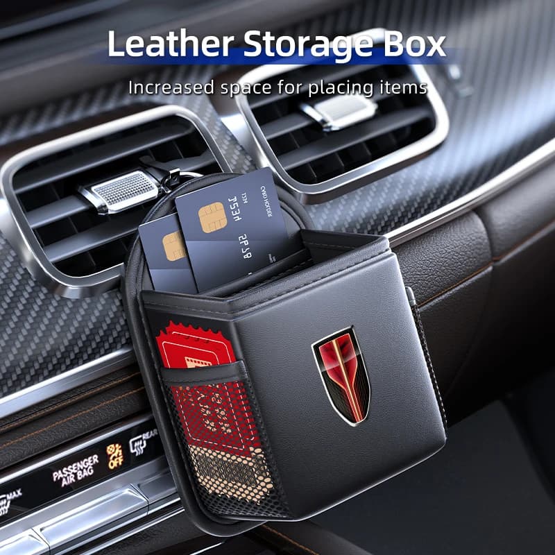 Car Air Vent Storage Case Small Parts Organizer Box Hanging Bag For Hongqi H9 HS5 H5 H7 E-HS9 E115 HS7 LS7 2021 2022 2023
